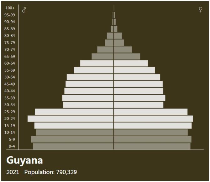 Guyana Population Pyramid