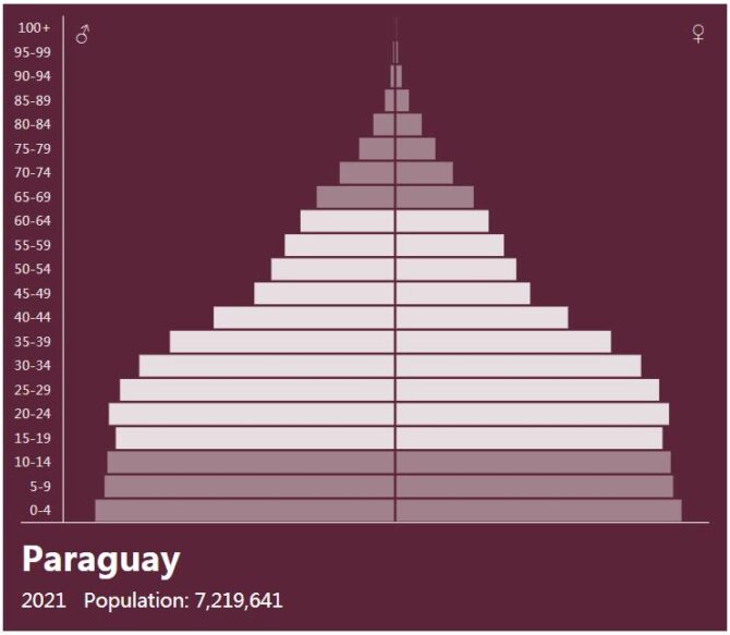 Paraguay Population Pyramid