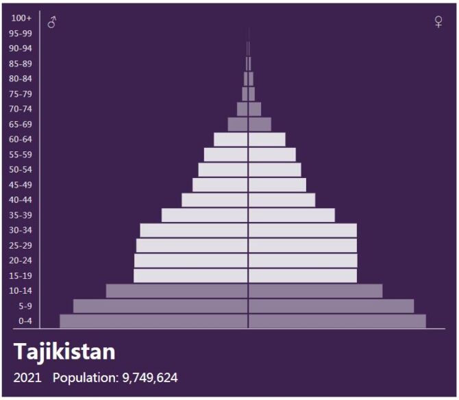 Tajikistan Population Pyramid